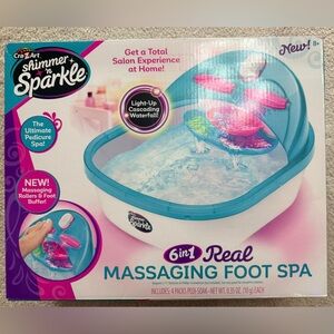 Shimmer 'n Sparkle Massaging Foot Spa